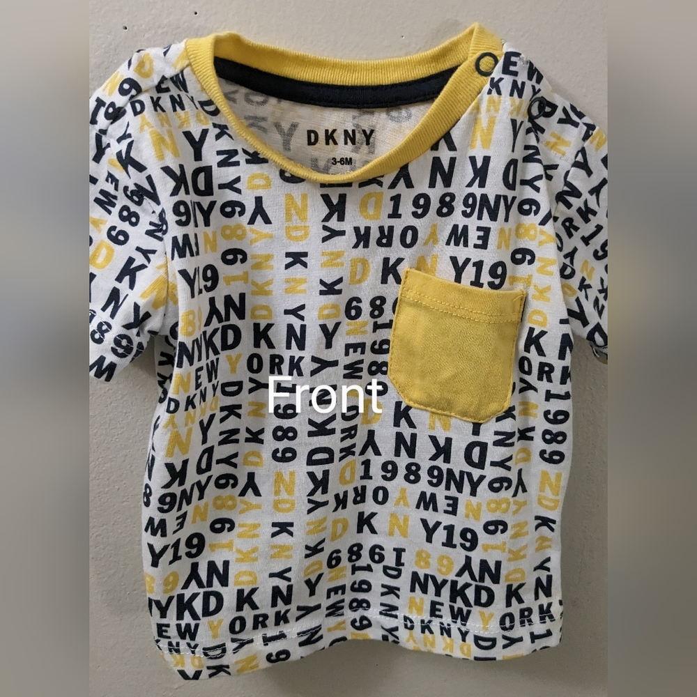 2 set DKNY  3-6 months yellow and blue